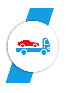 flatbed towing service icon
